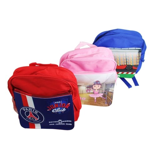 Sac à dos pour enfant 3 coloris disponibles - Rabat détachable et Personnalisable