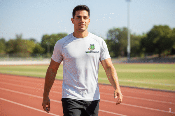 Tee-shirt Sport Tissu respirant - 140 g/m² - Blanc