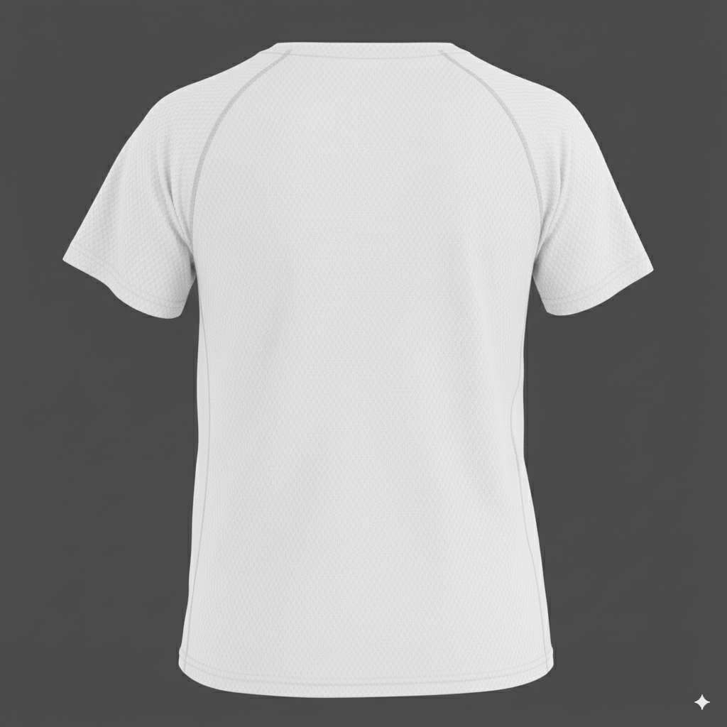 Tee-shirt Sport Tissu respirant - 140 g/m² - Blanc