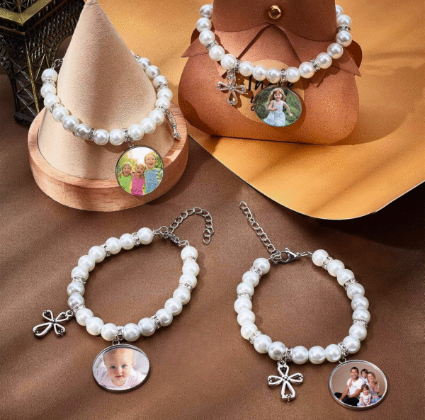 Bracelets avec Perles de Verre – Personnalisables