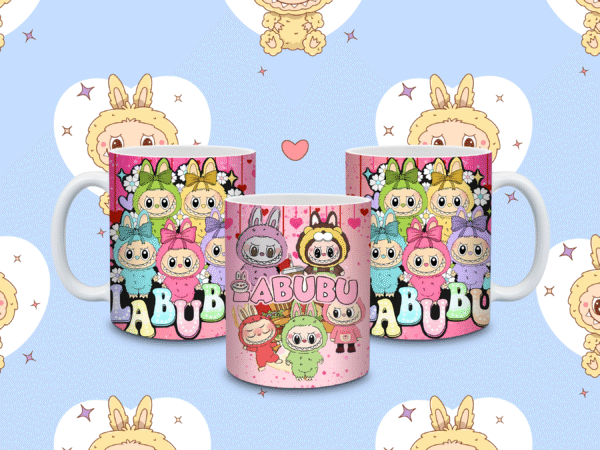 Mug Personnalisé Labubu – 11oz / 325ml | 9 Modèles Disponibles