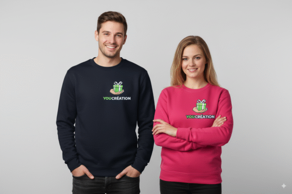 Pull Unisexe à Étiquette Amovible - 38 Couleurs