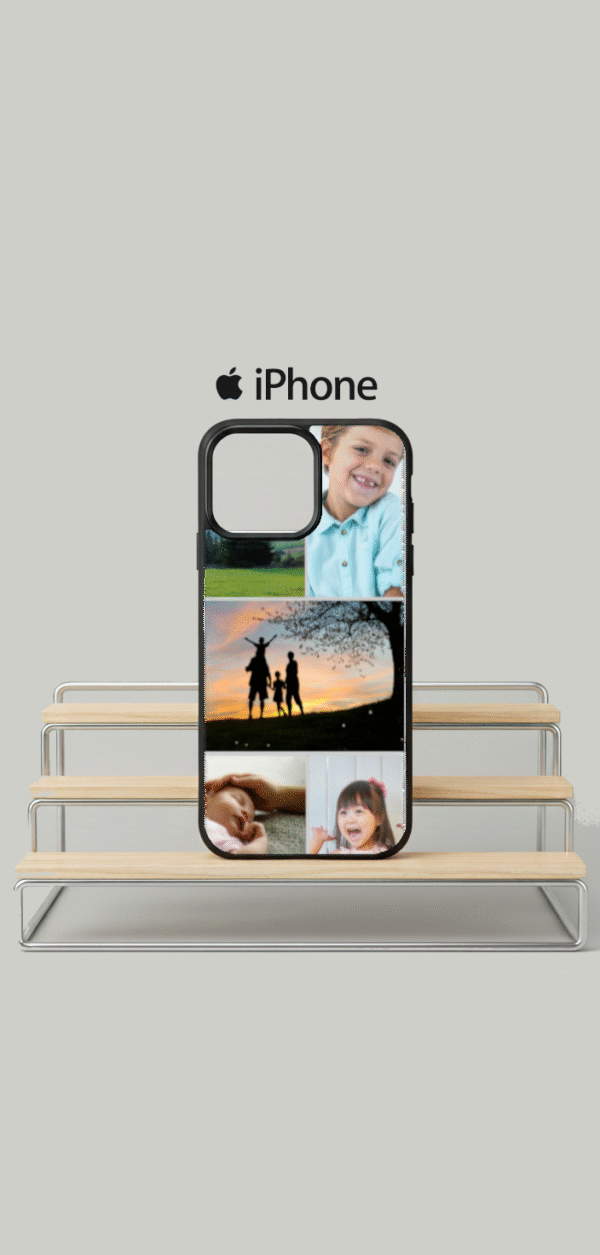 Coque iPhone  personnalisée – disponible en Noir, Transparent, Blanc, Violet, Vert, Magenta et Rose